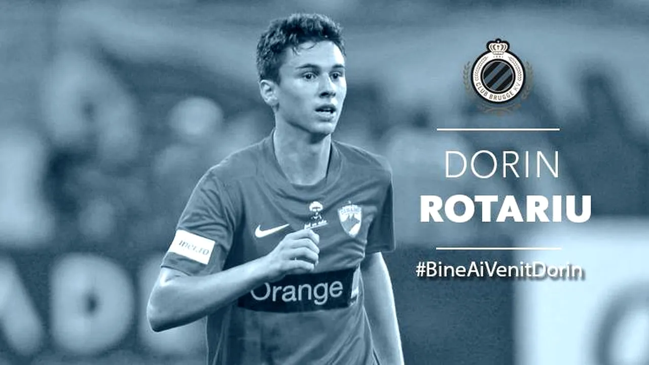 OFICIAL | Dinamo s-a înțeles cu FC Brugge pentru transferul lui Dorin Rotariu. Mijlocașul a plecat în Belgia pentru vizita medicală și semnarea contractului