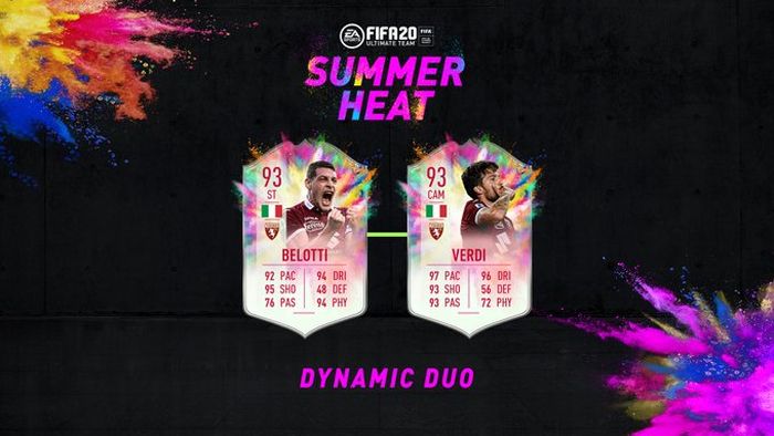 EA SPORTS a lansat unu super duo ofensiv în FIFA 20! Andrea Belotti și Simone Verdi formează o pereche foarte dinamică și rapidă. Recenzia completă a cardurilor