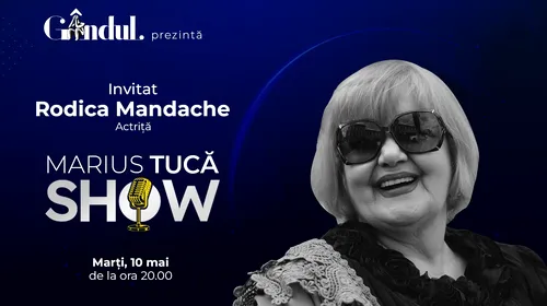 Marius Tucă Show începe marți, 10 mai, de la ora 20.00, live pe gandul.ro