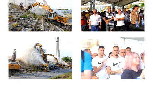 Gică Hagi își vede visul cu ochii! „Începem construirea unui stadion ultramodern, cum nu mai există în România”. Vechea arenă „Gheorghe Hagi”, pusă la pământ! GALERIE FOTO