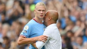 Pep Guardiola, extrem de încântat de Erling Haaland după transferul la Manchester City: „Dă goluri de când s-a născut!”