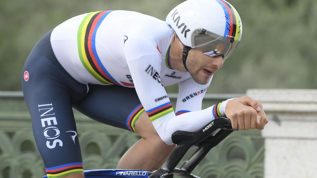 Filippo Ganna este primul lider în Turul Italiei 2021, după ce a câștigat clar contratimpul individual de la Torino