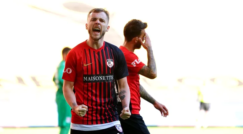 Alexandru Maxim, assist spectaculos pentru Gaziantep în Turcia! Cum a contribuit românul la victoria la limită contra lui Konyaspor | VIDEO