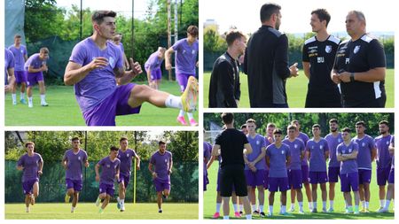 Alexandru Pelici a început pregătirea la Pitești cu mulți tineri jucători. Cine a rămas în lot dintre cei care au retrogradat, noua achiziție absentă și fundașul fost la Rapid ”ascuns” de club