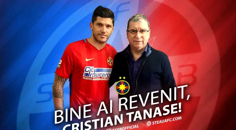 Cristi Tănase, prezentat oficial la FCSB! 