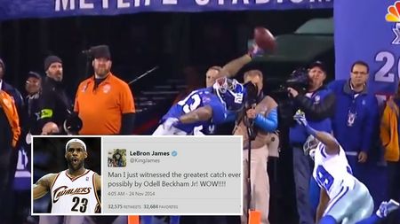 VIDEO | LeBron James salută "cel mai tare touchdown din istorie", înscris de Beckham Jr. Moment memorabil în NFL