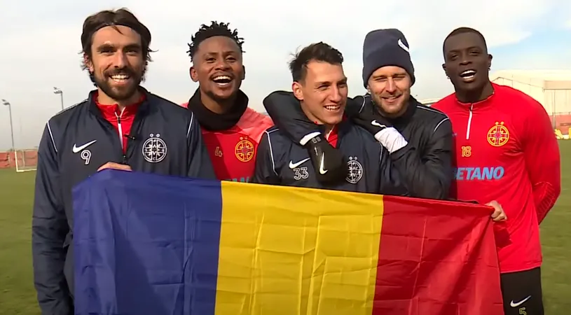 Ce au pățit în România străinii care sunt vedete în echipa lui Gigi Becali. Cât s-a îngrășat Charalambous și mesajul lui Ngezana, Dawa, Djokovic, Radunovic și Compagno pentru români. Video