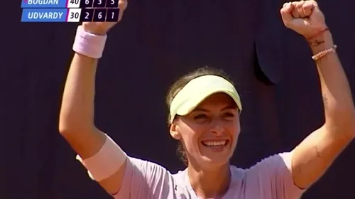 Ana Bogdan, campioana turneului WTA 125 BCR Iași Open! Românca a triumfat acasă la capătul unei săptămâni superbe