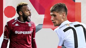 Cruciada vârfurilor în Echipa Etapei din Superliga: Blănuță și Boupendza în atacul exploziv, lipsesc fotbaliștii campioanei FCSB din primul 11 ideal!