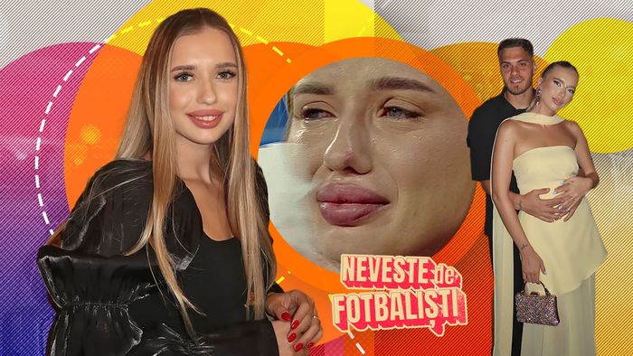 Primul lucru pe care l-a făcut soția fotbalistului, după ce a izbucnit în plâns pe stadion, în fața camerelor TV