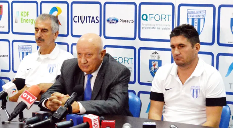 Silviu Lung a revenit la antrenamentele CS Universitatea Craiova