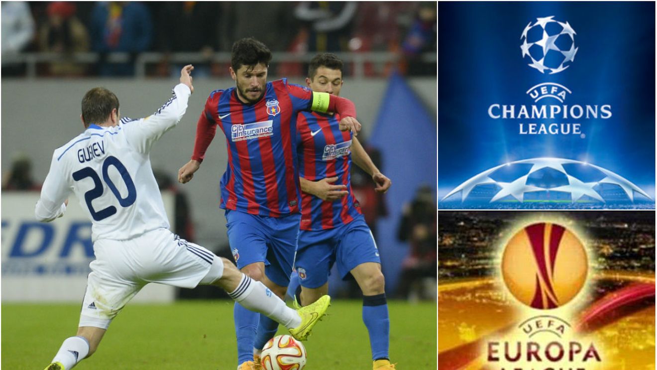 Steaua și Astra sunt OUT din Europa, România așteaptă "jocul rezultatelor" în clasamentul coeficienților. Cum trimitem două echipe în Liga Campionilor