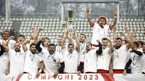 Dinamo a învins-o pe CSM Baia Mare și a câștigat Liga Națională de rugby! Final dramatic pe „Arcul de Triumf”, sub privirile lui Ionuț Lupescu, Marius Niculae și Ionuț Popa