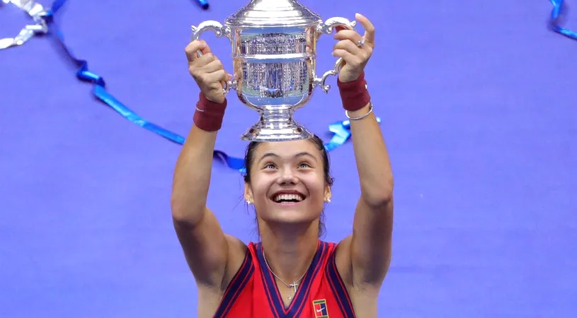 Ascensiune incredibilă pentru Emma Răducanu! Pe ce loc a ajuns după succesul neașteptat de la US Open. Vești bune și pentru Simona Halep