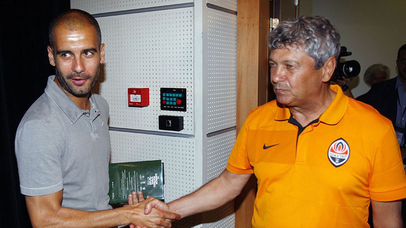 Guardiola prevede o "dublă" de foc cu Șahtior: "Am un mare respect pentru  Mircea Lucescu. A creat una dintre cele mai bune echipe din Europa"