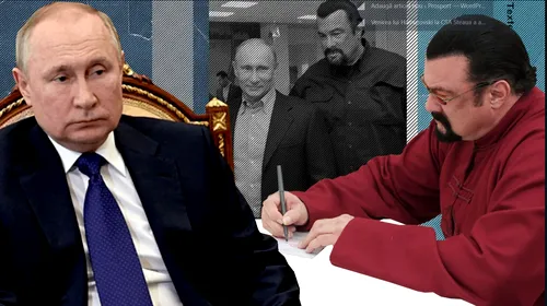 Steven Seagal, singura vedetă occidentală care încă îl mai susține pe Vladimir Putin