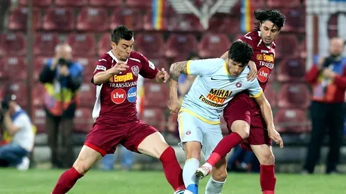 CFR Cluj - Steaua se joacă pe 8 martie, de la ora 20:00. Programul și televizările etapei a 22-a