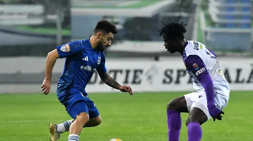 Așa ceva nu s-a mai văzut în România! Au jucat 12 contra 11 în derby-ul FCU Craiova-FC Argeș: Florin Costea a luat roșu după ce a intrat și el pe teren ca să protesteze!