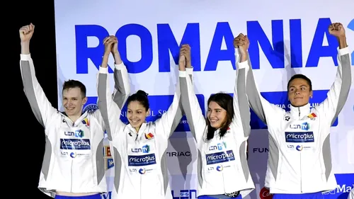 România a câștigat medalia de argint în proba de ștafetă combinată 4x100 m liber la Mondialele de Înot din Peru! Vlad Stancu, bronz la 800 metri