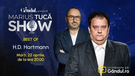 Gândul prezintă Best of Marius Tucă Show - marți, 22 aprilie, de la ora 20.00