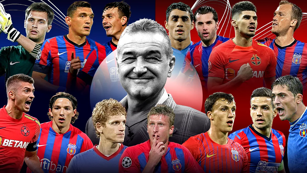 Tu faci echipa FCSB all-time! Cei mai buni 22 de fotbaliști roș-albaștri din cei 22 de ani cu Gigi Becali! Patronul-antrenor alege în fiecare etapă, tu decizi pentru istorie!