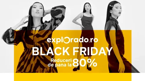 COMUNICAT | Black Friday aduce reduceri de până la 80 la sută pe Explorado.ro
