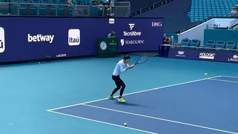CORESPONDENȚĂ DE LA MIAMI OPEN | Ce a exersat Sorana Cîrstea înaintea meciului ce o poate duce în a doua finală WTA 1000 a carierei! FOTO&VIDEO EXCLUSIV