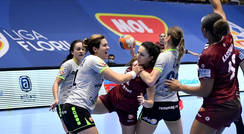 Selecție pentru Euro 2020 după 8 zile de handbal în Liga Florilor! Rapid București și Măgura Cisnădie au terminat la egalitate într-un joc din etapa a 6-a