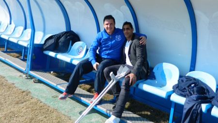 Nicoliță și-a vizitat foștii colegi de la Steaua!** Ce le-a transmis mijlocașul lui Saint-Etienne