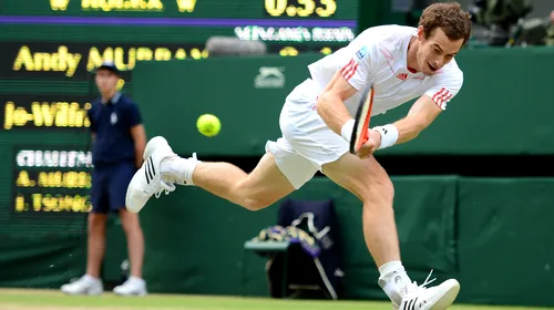Federer – Murray, finala de la Wimbledon! Britanicul a trecut în patru seturi de Tsonga