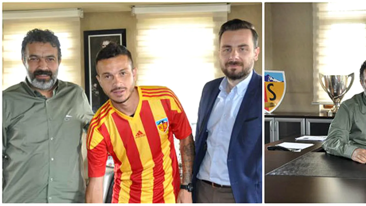 FOTO | Fernando Boldrin și Silviu Lung jr au fost prezentați oficial la Kayserispor