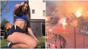 O româncă a încins și mai tare atmosfera la derby-ul Steaua Roșie - Partizan! Jurnaliștii sârbi au rămas mască: „Atrăgătoarea jucătoare de tenis a venit în vizită la noi". FOTO