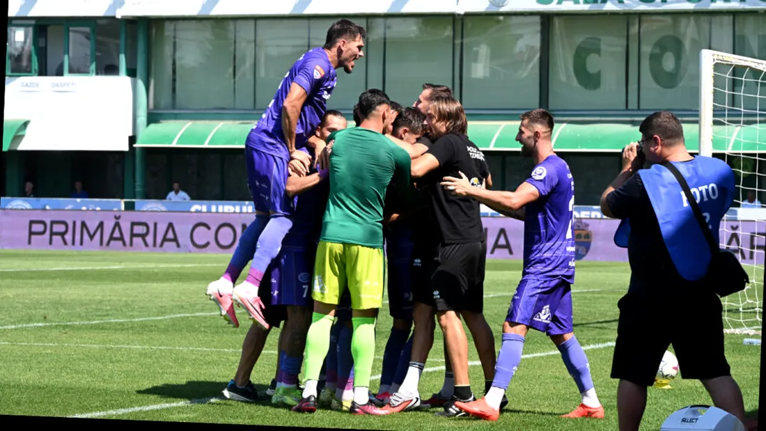 Echipa lunii august în Liga 2, desemnată de FRF. Noul lider are cei mai mulți titulari, peste fosta prim clasată în precedentele trei etape!
