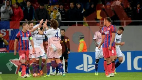 Steaua e singura echipă din România fără gol marcat în primele două etape ale fazei grupelor Ligii! Statistici interesante după meci