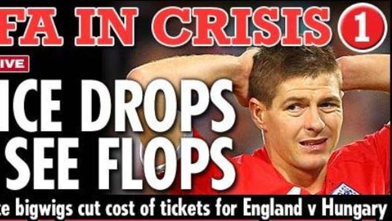 "Three Lions", părăsiți de fani?** Englezii au ieftinit cu 33 la sută biletele pentru meciurile naționalei!