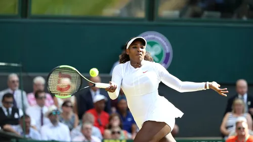 Mami ‘Manic’ Serena. 30 de lovituri câștigătoare i-au adus septuplei campioane victoria cu numărul 90 la Wimbledon. Adversara a rezistat doar 62 minute pe teren, dar a avut și ea un ‘solo’ în meci
