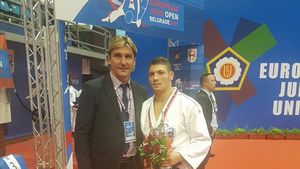 Medalii de aur la Open-ul de Judo din Belgrad! Marcel Cercea și Alexandra Pop au urcat pe cea mai înaltă treaptă a podiumului