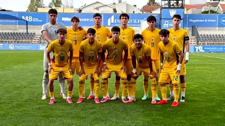România U18, bilanț pozitiv la turneul amical din Portugalia. Jucătorii din Liga 2 și Liga 3 convocați au jucat în toate cele trei meciuri