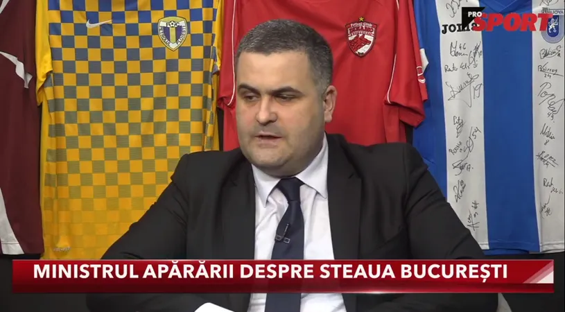 Ministrul Apărării Naționale, Gabriel Leș, despre situația de la Steaua: 