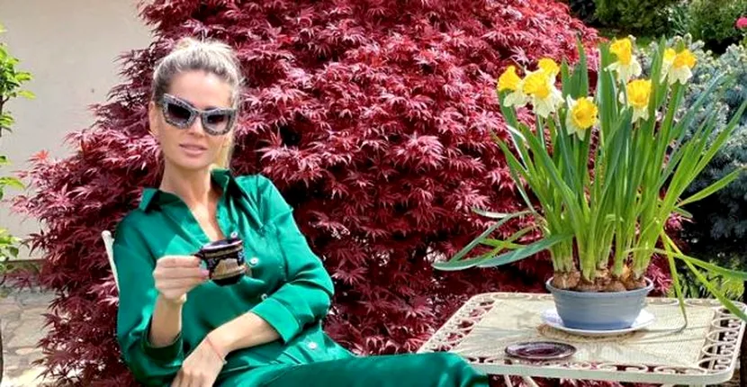 FOTO / Andreea Bănică face eforturi pentru a se menține în formă. ”Cât am stat în casă, am fost permanent într-un du-te - vino cu greutatea”