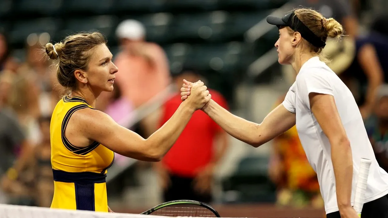 Simona Halep, enervată teribil de loviturile norocoase ale adversarei de la Linz: „Du-te, băi! Numai linii și numai cu nețul!