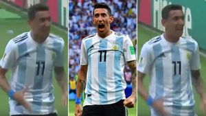 Gestul obscen al lui Di Maria după ce a marcat superb: "Atât de mare sunt!". Ce a vrut să transmită prin semnul făcut | FOTO și VIDEO