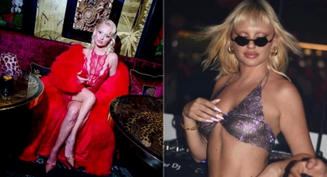Ipostazele seducătoare în care s-a pozat Alexandra Stan pe bancheta din spate a unei mașini