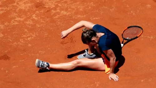 Când tenisul este nedrept. Halep a pierdut finala cu Svitolina de la Roma după ce s-a accidentat la gleznă! Simona defila atunci când a călcat greșit