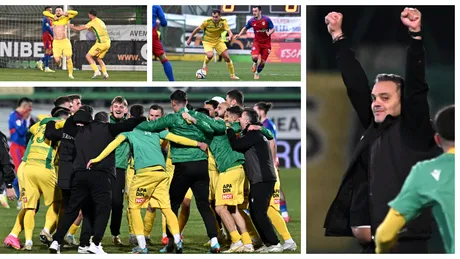 Victorie și calificare în play-off-ul Ligii 2! CS Mioveni răpune Steaua și va lupta pentru promovare. Constantin Schumacher, discurs emoționant: ”Au fost eroi!”