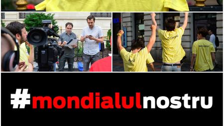 FLASHMOB | Trei minute de coșmar, episodul 2 din campania #mondialul nostru. Jurnaliștii ProSport au recreat pe Lipscani eliminarea lui Vlădoiu din meciul cu Elveția | VIDEO