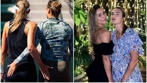 Cea mai controversată imagine a anului în tenis! Ce au făcut Aryna Sabalenka și Paula Badosa în văzul tuturor, la Indian Wells: „Să ne înțelegem! Avem iubiți!" FOTO