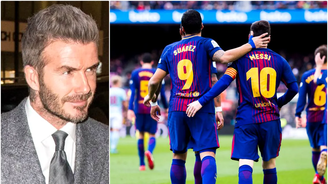 David Beckham, lovituri pe piața transferurilor la echipa sa din MLS! Vrea să-i aducă pe Lionel Messi și Luis Suarez