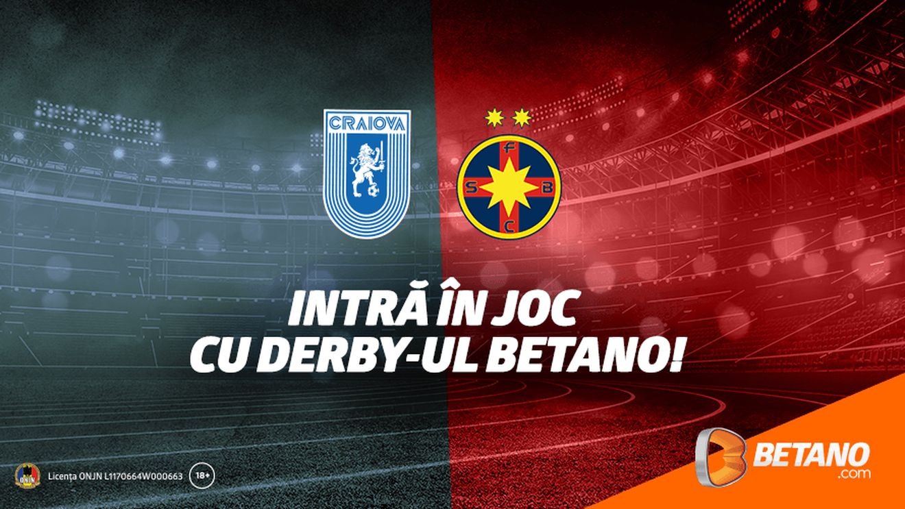 Derby-ul Betano duce la cote maxime lupta pentru titlu