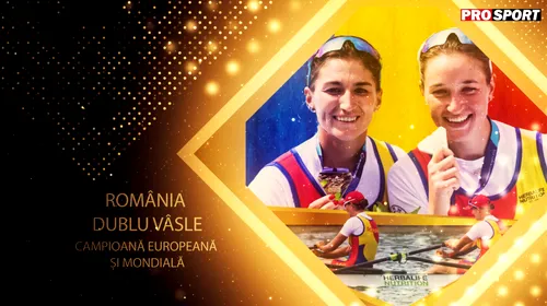 Cadou oferit românilor de ziua ei. Ancuța Bodnar, împreună cu Simona Radiș, au cucerit medaliile de aur în proba de dublu vâsle feminin | VIDEO